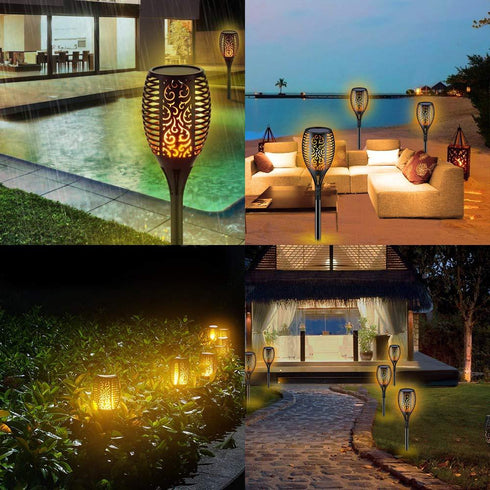 YardBurner™ - Solar Flame Yard Light